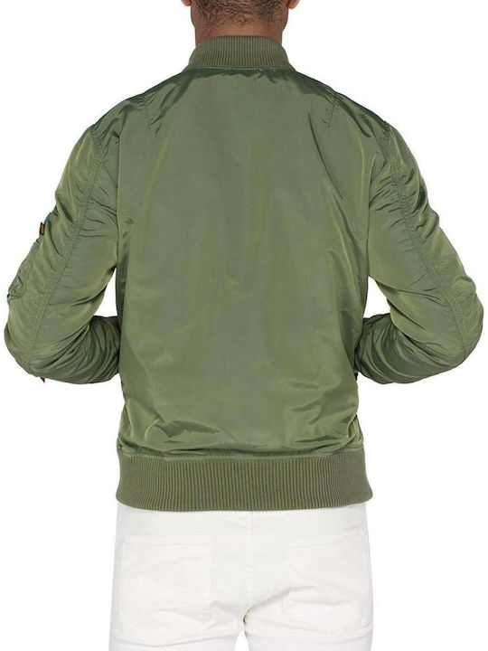 Alpha Industries MA-1 TT Ανδρικό Χειμωνιάτικο Μπουφάν Bomber Χακί