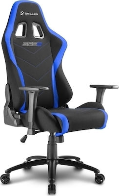 Sharkoon Skiller SGS2 Fabric Gaming Chair with Adjustable Arms Blue