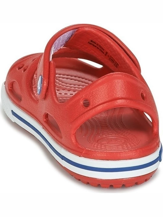 Crocband II Children's Anatomical Beach Shoes Red