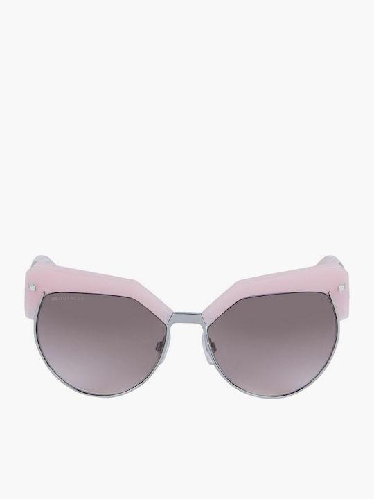 Dsquared2 Women's Sunglasses with Pink Frame and Pink Lens DQ0254 73F