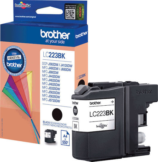 Brother LC223 Original InkJet Printer Ink Black (LC-223BK)