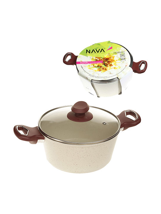 Nava Terrestrial Deep Pot made of Aluminum 5lt / 24cm