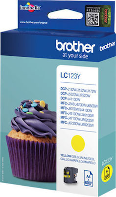 Brother LC123 Inkjet Printer Cartridge Yellow (LC123Y)