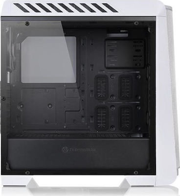 Thermaltake Versa C24 RGB Gaming Midi Tower Computer Case with Window Panel Snow Edition