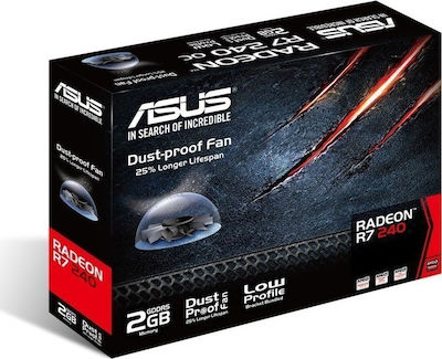 Asus Radeon R7 240 2GB GDDR5 Carte Grafică