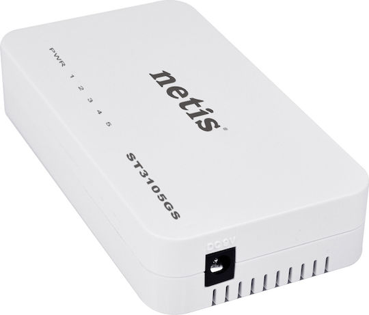 Netis ST3105GS Unmanaged L2 Switch with 5 Gigabit (1Gbps) Ethernet Ports