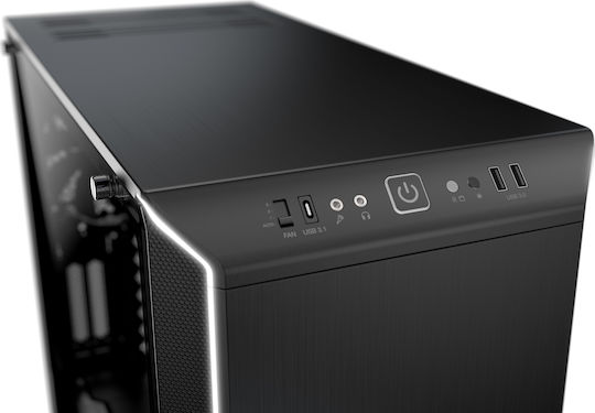 Be Quiet Dark Base 700 Gaming Midi Tower Κουτί Υπολογιστή με Πλαϊνό Παράθυρο και RGB Φωτισμό Μαύρο
