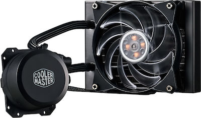 CoolerMaster MasterLiquid ML120L RGB Υδρόψυξη Επεξεργαστή Μονού Ανεμιστήρα 120mm για Socket AM4/1200/115x