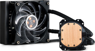 CoolerMaster MasterLiquid ML120L RGB Υδρόψυξη Επεξεργαστή Μονού Ανεμιστήρα 120mm για Socket AM4/1200/115x