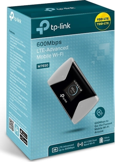 TP-LINK M7650 v1 Ασύρματο 4G Φορητό Hotspot Wi‑Fi 5