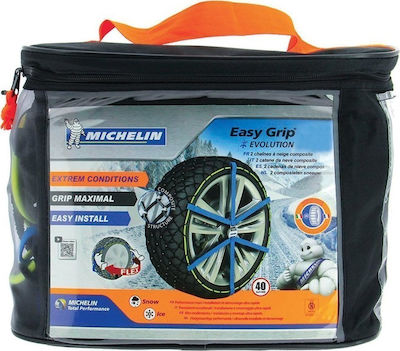 Michelin Easy Grip Evo 10 Huse Antiderapante pentru Zăpadă pentru Autoturism 2buc