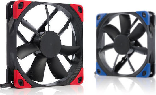 Noctua NF-S12A chromax.black.swap Case Fan 120mm (1200rpm / 63.2cfm) Without LED Lighting and 4-Pin PWM Connection