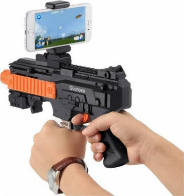 AR Game Gun Kabellos Gamepad für Android / iOS Schwarz