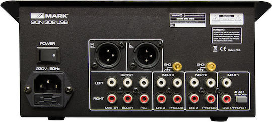 Mark SION 302 USB Combiner Analogic 3.0 Canale / 1 Intrare XLR și Bluetooth