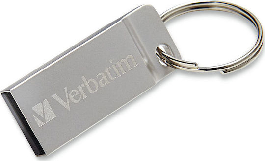 Verbatim Metal Executive 64GB USB 2.0 Stick Silver