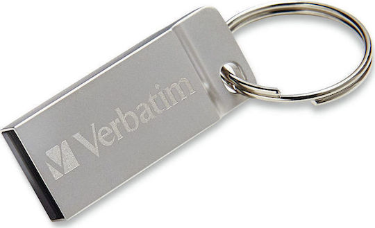 Verbatim Metal Executive 32GB USB 2.0 Stick Silber