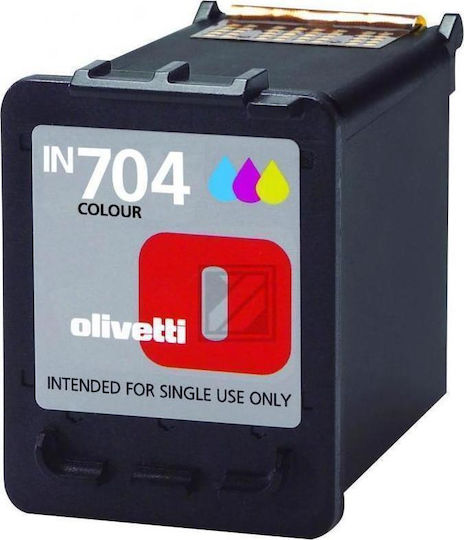 Olivetti IN704 Colour 18ml Оригинален Мастило за мастиленоструен принтер Множество (цвят) (B0629)