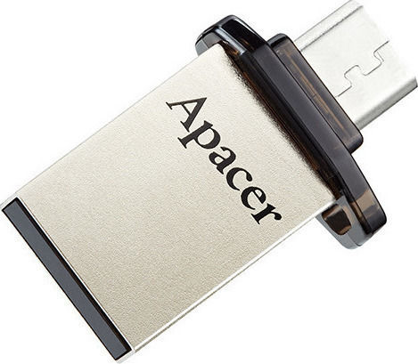 Apacer AH175 16GB USB 2.0 Stick with connection micro USB-B Black