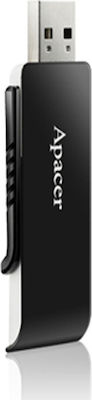 Apacer AH350 64GB USB 3.0 Stick Black