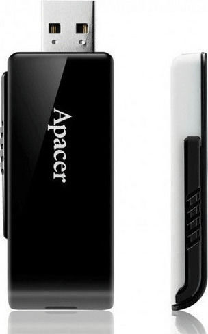 Apacer AH350 64GB USB 3.0 Stick Μαύρο