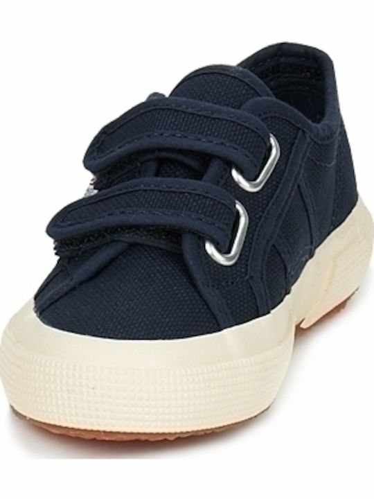 Kids Sneakers with Scratch Navy Blue
