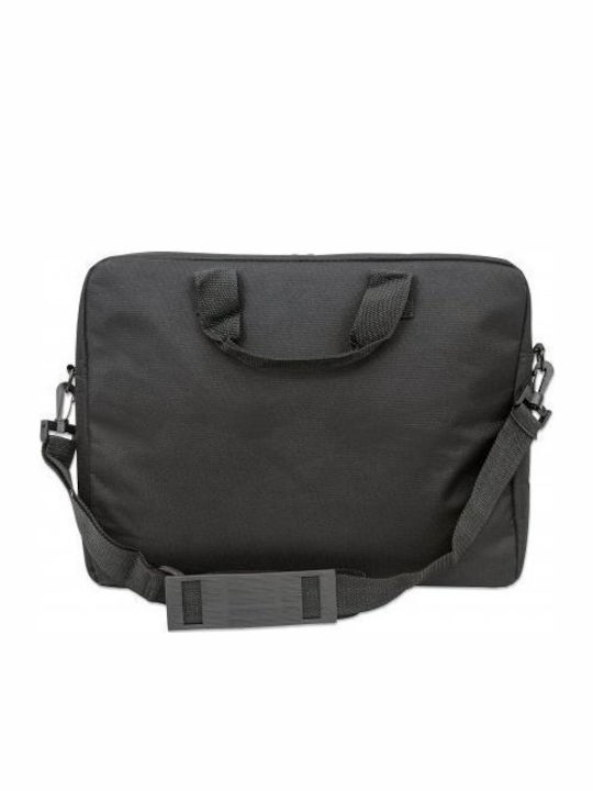 Manhattan London Geantă De umăr / de mână pentru laptop 15.6" în culoarea Negru