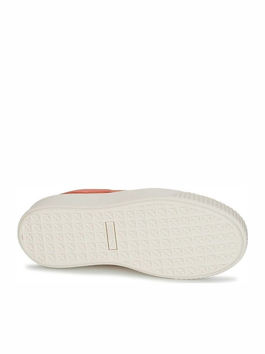 Suede Platform Glam Kinder Sneakers Orange