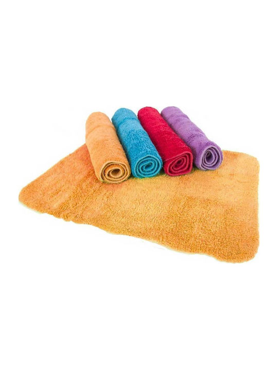 Dimitracas Badematte Baumwolle Rechteckig Funny 05902.001 Orange 50x70cm