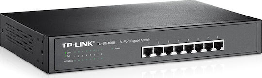 TP-LINK TL-SG1008 v9 Unmanaged L2 Switch with 8 Gigabit (1Gbps) Ethernet Ports