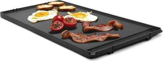 Broil King Baking Plate Double Sided with Cast Iron Flat & Grill Surface 42.92x21.08cm