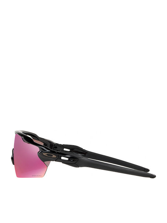 Oakley Radar Ev Pitch Ανδρικά Γυαλιά Ηλίου με Μαύρο Κοκκάλινο Σκελετό και Μωβ Καθρέφτη Φακό