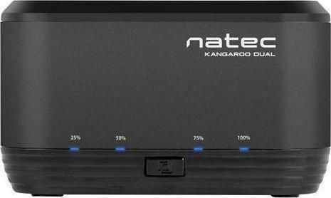 Natec NSD-0955 Dockingstation für 2 Festplatten SATA 2.5" / 3.5" mit USB 3.0 Verbindung (NSD-0955)