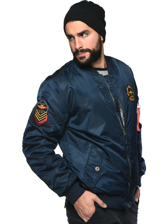 Jacke Bomber Marineblau