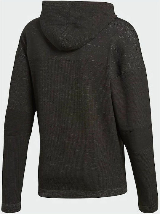 Z.N.E Hoodie Primeknit Geacă Cu Glugă Neagră