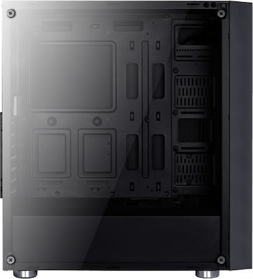 Aerocool Quartz Gaming Midi-Turm Computergehäuse mit RGB-Beleuchtung Mehrfarbig