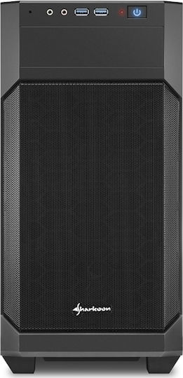 Sharkoon V1000 Midi Tower Computer Case Black