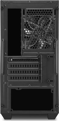 Sharkoon V1000 Window Gaming Midi Tower Κουτί Υπολογιστή Μαύρο