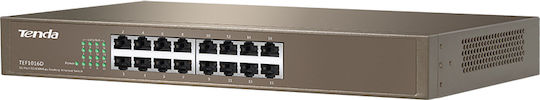 Tenda TEF1016D Unmanaged L2 Switch with 16 Ethernet Connections