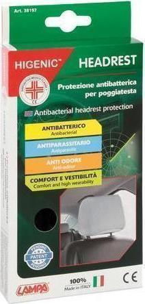 Lampa Autositzbezug 1Stück Mikrofaser Higenic Headrest
