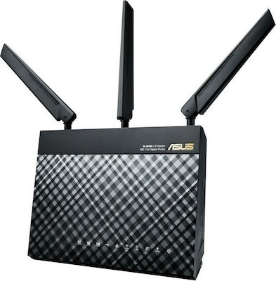 Asus 4G-AC55U Drahtlos 4G mit 4 Anschlüssen Gigabit Ethernet