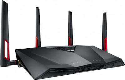 Asus RT-AC88U Ασύρματο Router Wi‑Fi 5 με 8 Θύρες Gigabit Ethernet