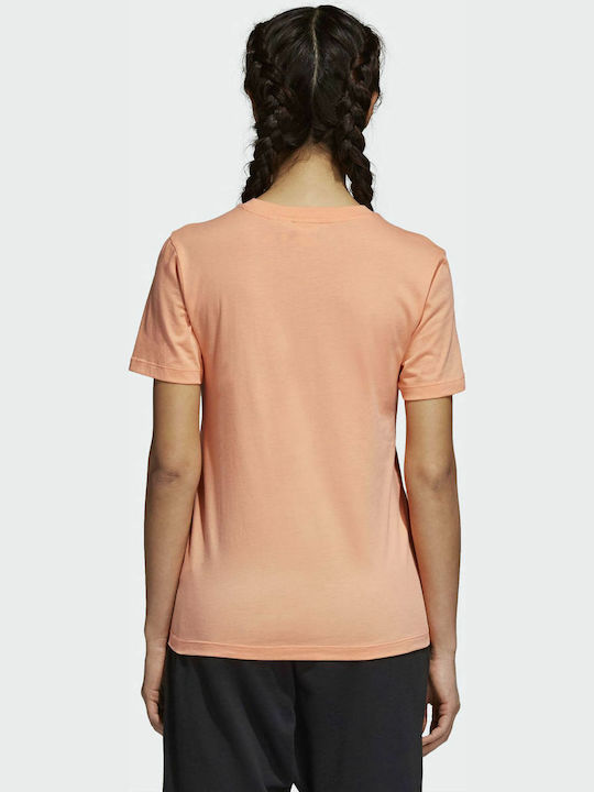 Adidas Trefoil Tee Women's Athletic T-shirt Pink