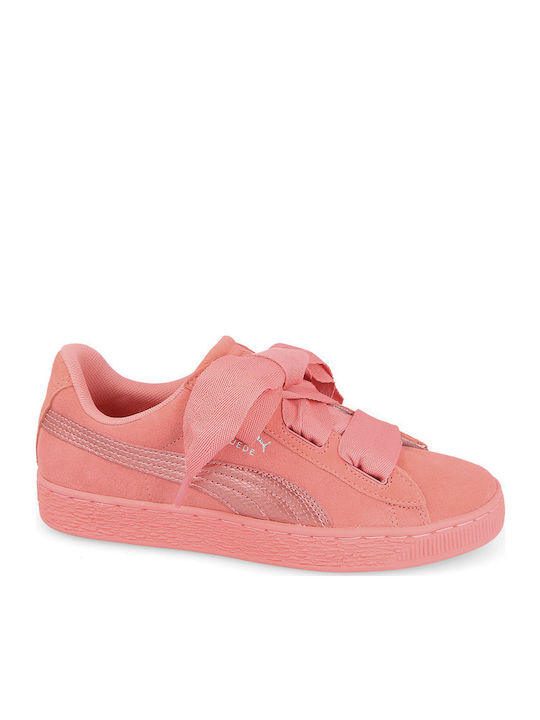 Suede Heart Παιδικά Sneakers Πορτοκαλί