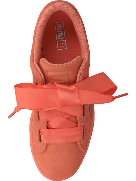 Suede Heart Παιδικά Sneakers Πορτοκαλί