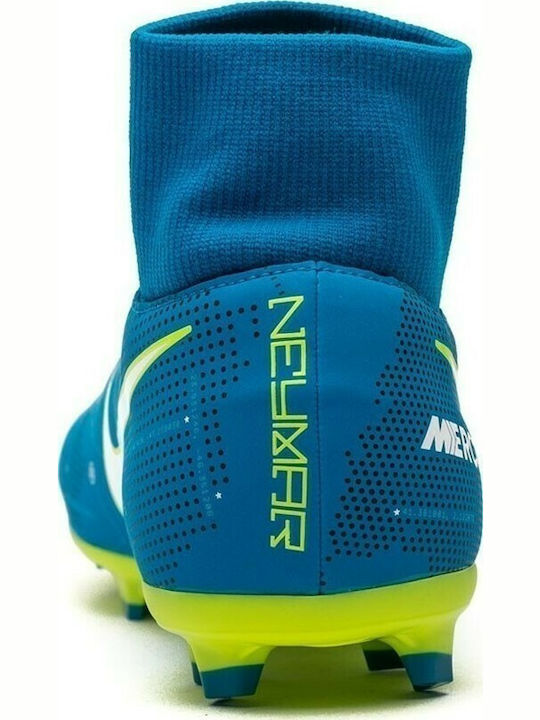 Mercurial Victory 6 FG Kids Soccer Cleats Molded Turquoise