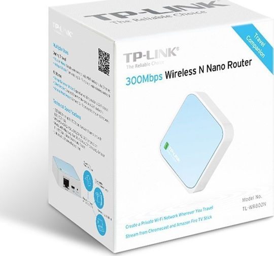 TP-LINK TL-WR802N v2 Wireless Router Wi‑Fi 4