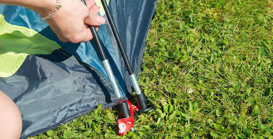Coleman FastPitch Hub Drake 2 Camping Tent Tunnel Green with Double Cloth for 2 People 210x140x110cm