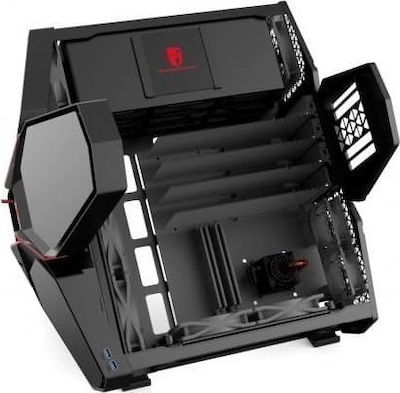 Deepcool Quadstellar Gaming Full Tower Κουτί Υπολογιστή με Πλαϊνό Παράθυρο και RGB Φωτισμό Μαύρο