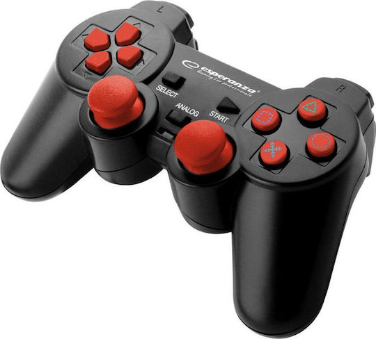 Esperanza Trooper Wired Gamepad for PS3 / PC Black