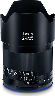 Zeiss Full Frame Φωτογραφικός Φακός Loxia 25mm f/2.4 Wide Angle για Sony E Mount Black